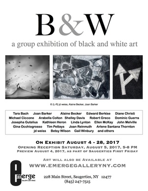 Emerge Gallery B&W show
